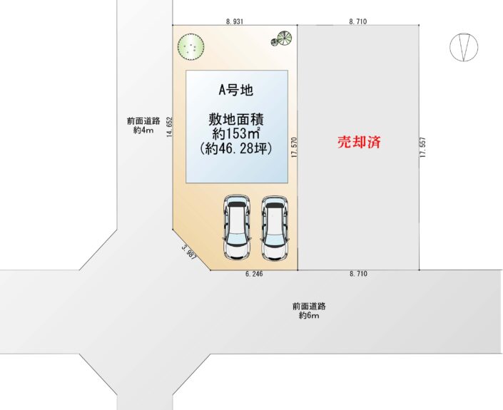 枚方市招提中町1丁目　区画図